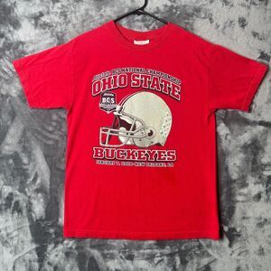 Vintage Y2K NCAA Ohio State Buckeyes Short Sleeve Promo T-Shirt Size Medium
